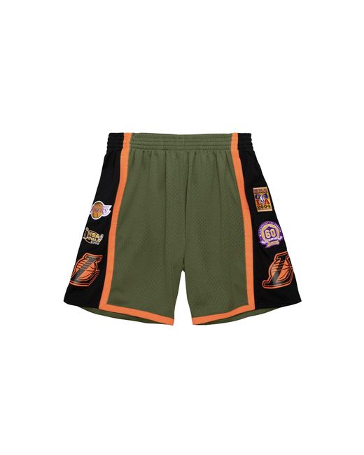 Mitchell & Ness Green Flight Swingman Short "Nba La Lakers 2009" Smsh4848 Lal09Pppdkgn" for men