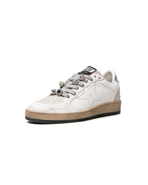 Golden Goose Deluxe Brand Black Ball Star Skate Leather Toe Ice"