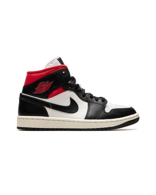 Nike Black Air 1 Mid Gym Sail" Bq6472 061"