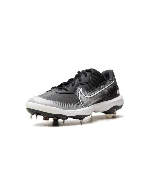 Nike Black Alpha Huarache Varsity 4 Low Dark Smoke" Dj6516 010" for men