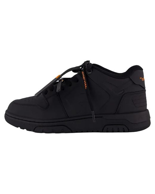 Off-White c/o Virgil Abloh Black Out Of Office Molded Sneakers M189S6M001 1020" for men