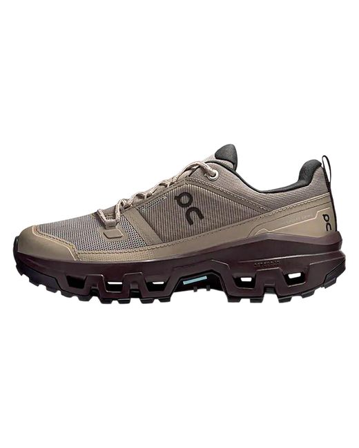 On Shoes Black Cloudrock Low Waterproof "Cinder Ox" 3Wf10144832"