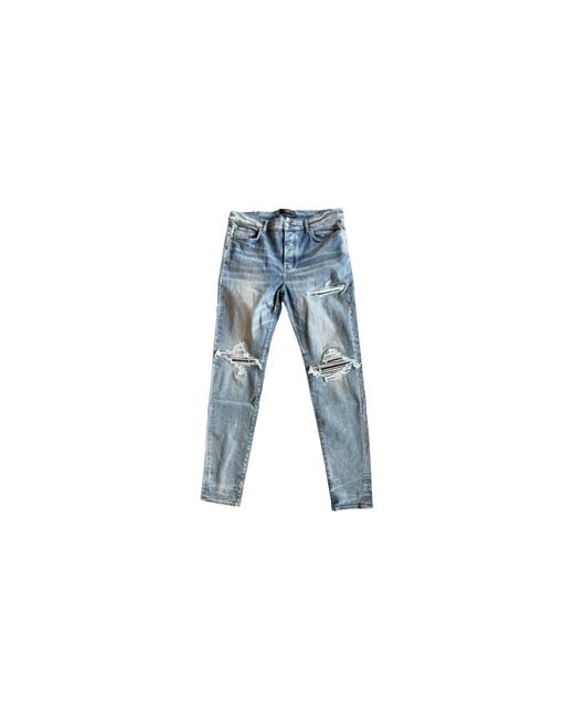 Amiri Blue Mx1 Patch Jeans "Clay Amr002" for men