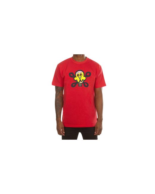 ICECREAM Red Short-Sleeve T-Shirt "Look Up" 431 1201 Tr" for men