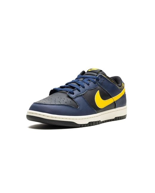 Nike Blue Dunk Low Vintage "michigan" Shoes for men