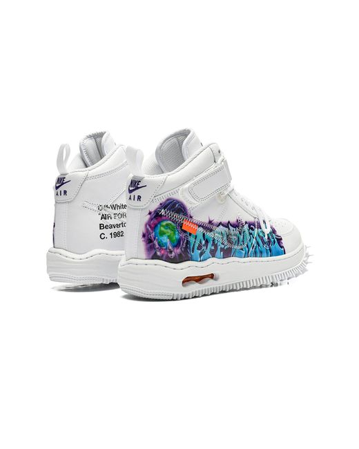 Nike Black Air Force 1 Mid "Off for men