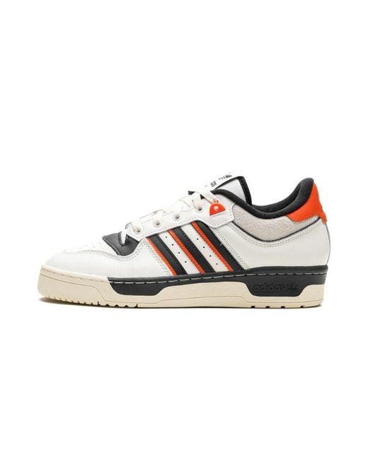 Adidas Rivalry 86 Low "white Black Semi Impact Orange" Shoes