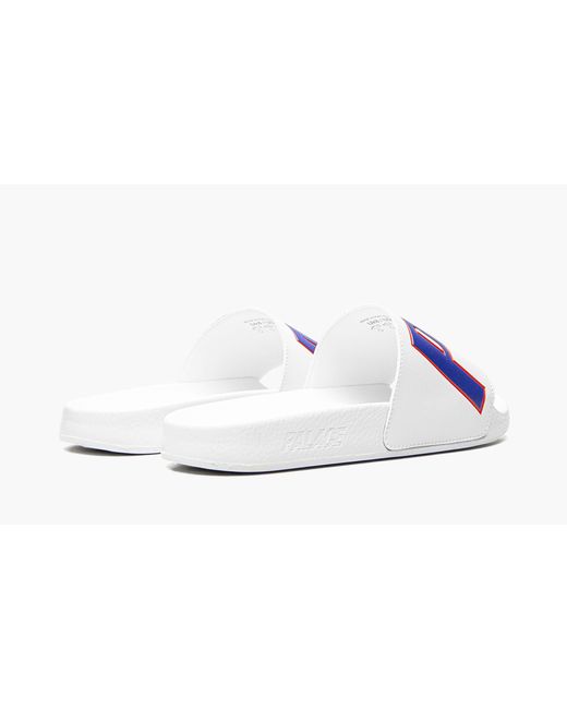 Palace White Sliders for men