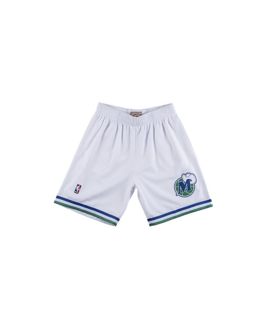 Mitchell & Ness Black Swingman Shorts "Nba Mavericks 98" Smshcp19227 Dmawhit98" for men