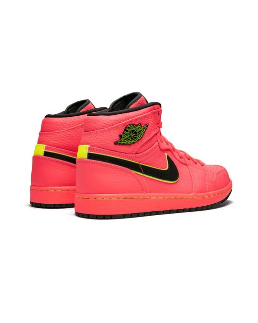 Nike Red Air 1 Retro Prem Mns "Hot Punch" Aq9131 600"