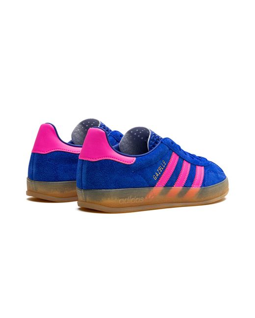 Adidas Gazelle Indoor "blue Lucid Pink" Shoes