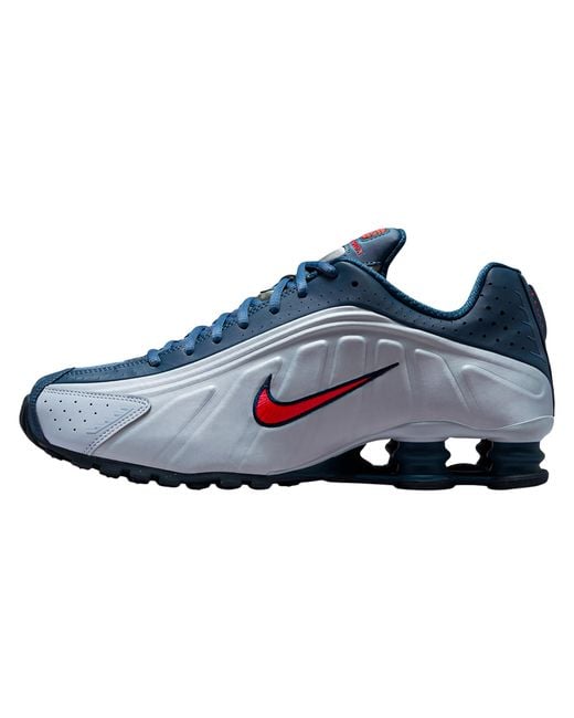 Nike Blue Shox R4 "Football Greyq" Hq1988 012" for men
