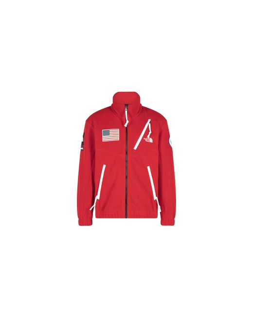 Supreme Red The North Face Trans Antarctica Expedition Fleece Jacket "Ss17" Su521"