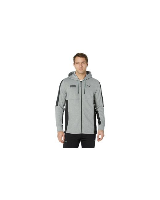 PUMA Black Mercededs Mapm Sweat Jacket "Medium Heather" 577805 03" for men