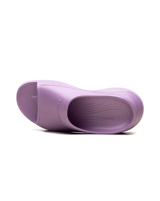 Balenciaga Purple Pool Slide Sandal "Light" 677389 W1S8E 5600"