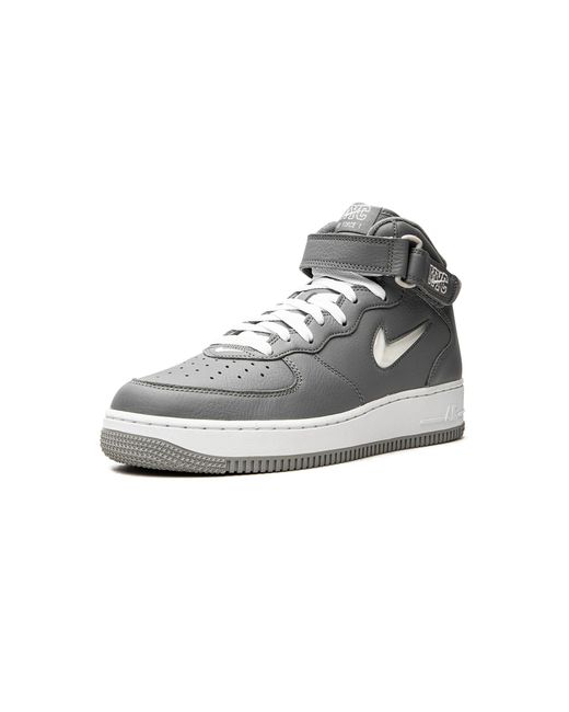 Nike Black Air Force 1 Mid Qs "Jewel Nyc Cool" Dh5622 001" for men