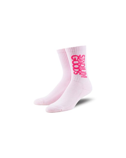 Stadium Goods Black Crew Sock "Blizzard" Sgs0455"