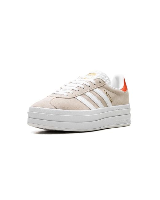 Adidas White Gazelle Bold "Wonder"