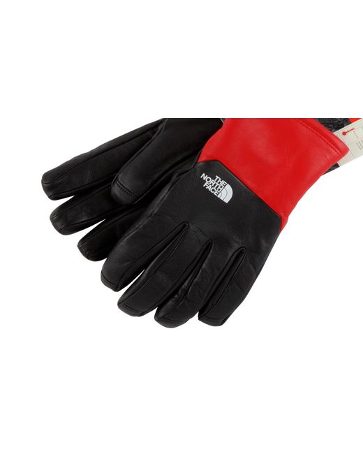 Supreme Red Tnf Leather Glove "Fw17" Su3092"