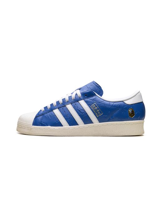 Adidas Blue Superstar Vintage "Bape" Jr2702" for men