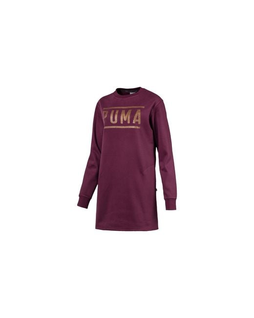 PUMA Purple Athletic Dress Fleece "Fig Bronzemedal" 851868 22"
