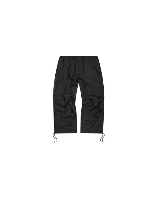 Bravest Studios Black Baggy Cargo Pants Bs108"