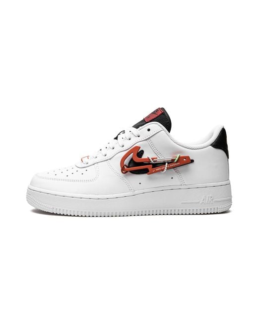 Nike Black Air Force 1 Low "Carabiner Swoosh" Dh7579 100" for men