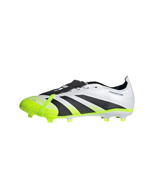 Adidas Black Predator League Fold-Over Tongue Fg/Mg "Cloud" Ji1111" for men