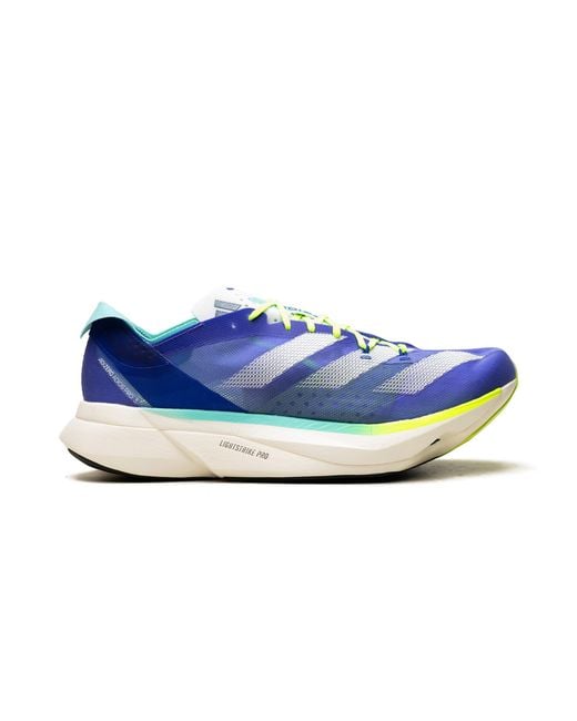 Adidas Blue Adizero Adios Pro 3 "Cobalt Zero Metalic Lucid Lemon" Id3635" for men
