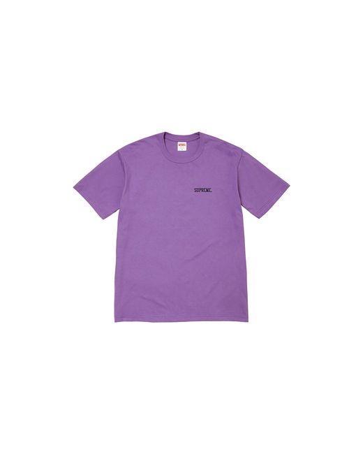 Supreme Purple Mike Kelley Banner T-Shirt "Ss 26