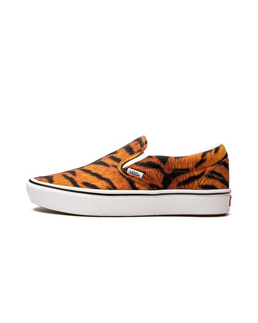 Vans Black Comfycush Slip-On "Tiger" Vn0A3Wmd8Wp" for men