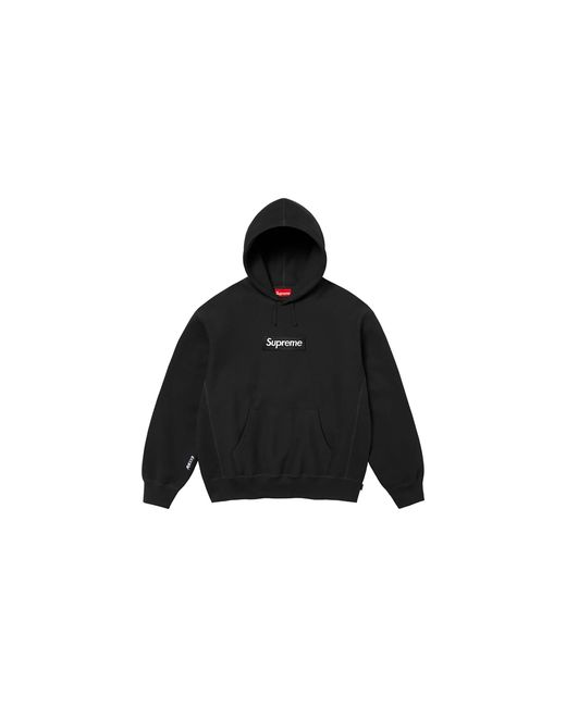 Supreme Black Box Logo Hooded Sweatshirt "Fw25