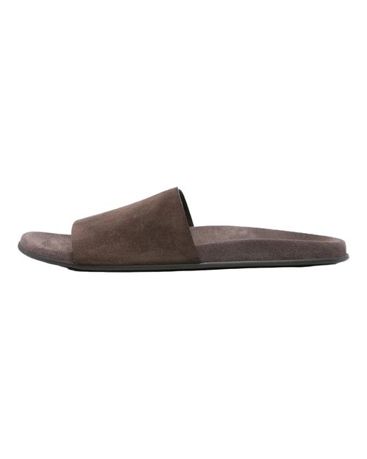 The Row Black Hugh Slide "Lacquer" F2109-L302 Lqb" for men