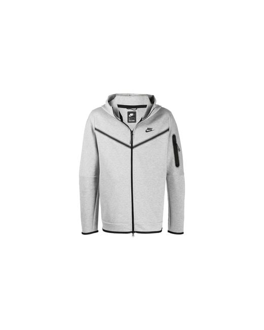 Nike Black Sportswear Tech Fleece Full Zip Hoodie Cu4489 063" for men