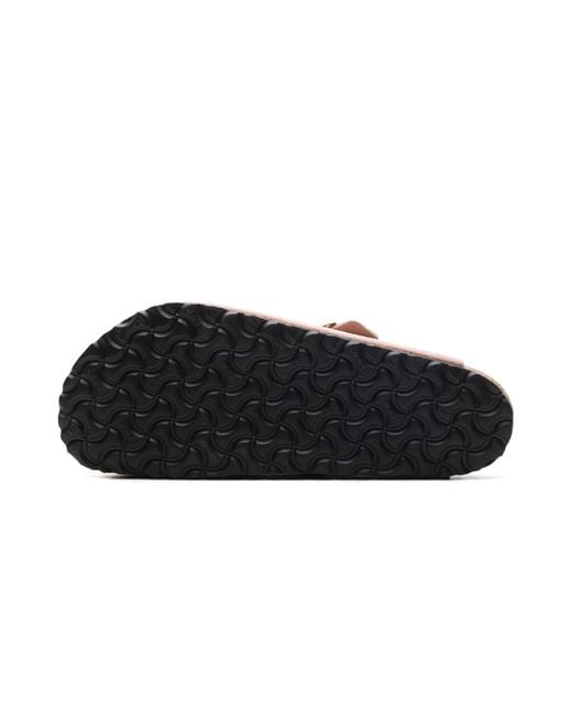 Birkenstock Black Boston Suede Leather Sandals "Light Rose" 1026139" for men