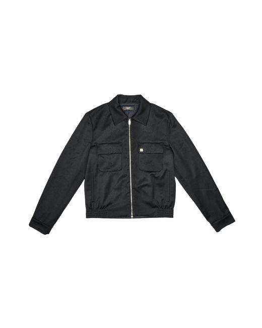 Amiri Black Double Pocket Zip Up Track Jacket Pf23Mtj002 001" for men