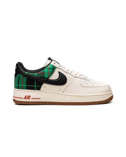 Nike Black Air Force 1 Low '07 Lx "Plaid Pale Ivory Stadium" Dv0791 100" for men