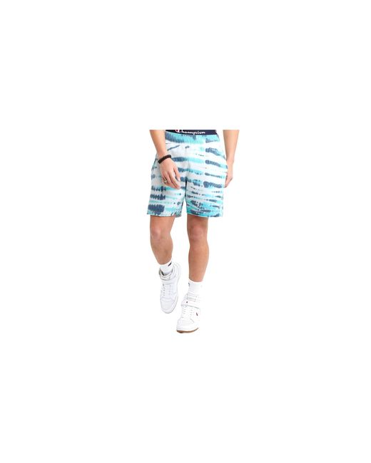 Champion Black Lightweight Fleece Shorts "Wave Dye Trekking" 83140 586529Ajij" for men