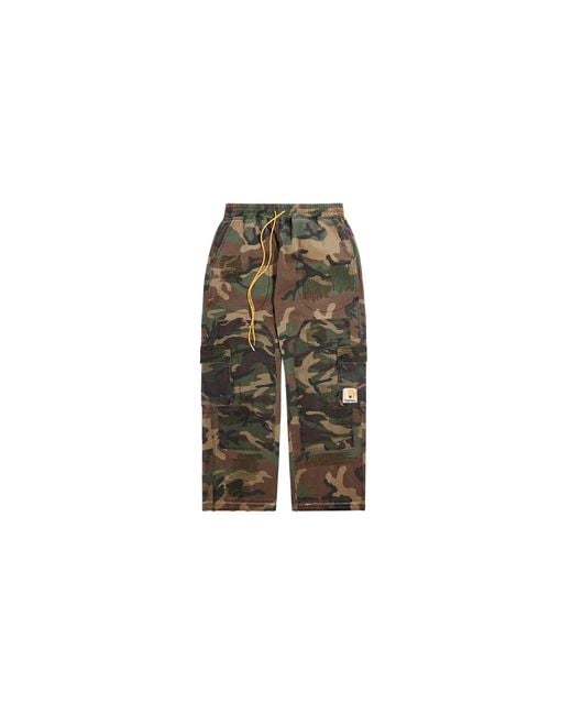 DIET STARTS MONDAY Black Camo Cargo Pants "Camo" Dsm-S26-004" for men