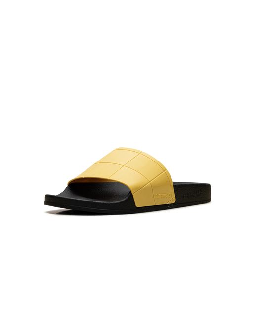 Adidas Black Adilette Checkerboard Slides "Raf Simons for men