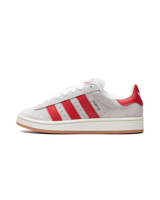 Adidas Black Campus 00s "crystal White Better Scarlet" Shoes