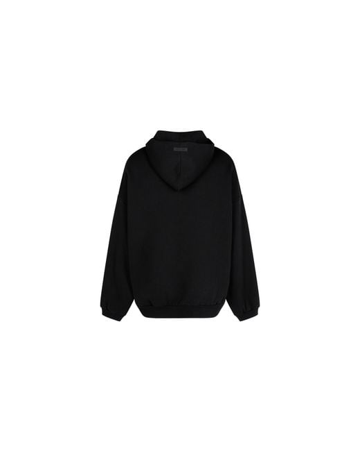 Fear Of God Black Essential Hoodie 192Bt232050F" for men