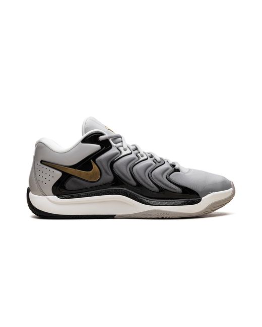 Nike Black Kd 17 "Light Iron Ore Metallic" Fj9487 003" for men