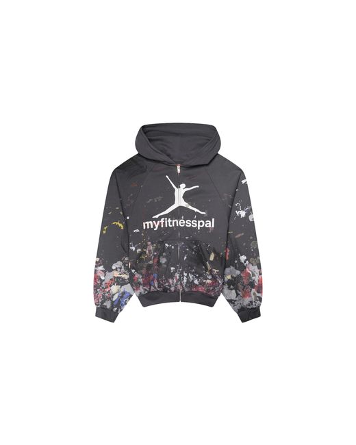 PRAYING Black Fitness Pal Hoodie Pray242157" for men