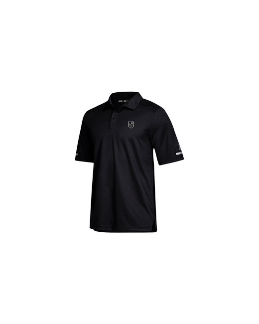 Adidas Black Gray San Jose Sharks Game Day Climalite Polo for men