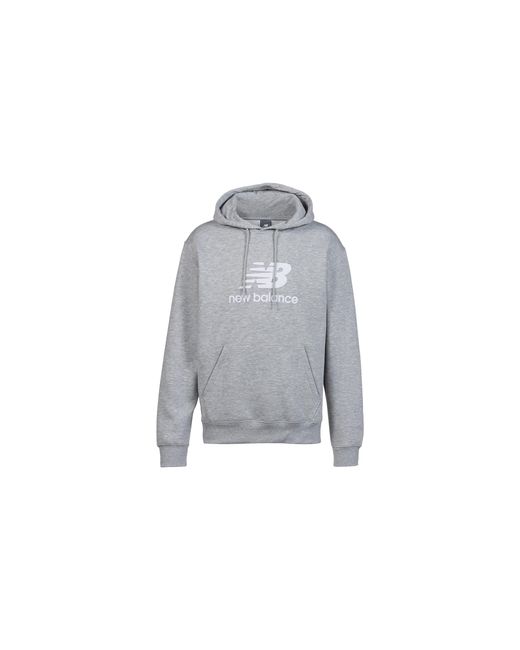 New Balance Black Sport Essentials Fleece Logo Hoodie "Athletic Mt41505Ag" for men