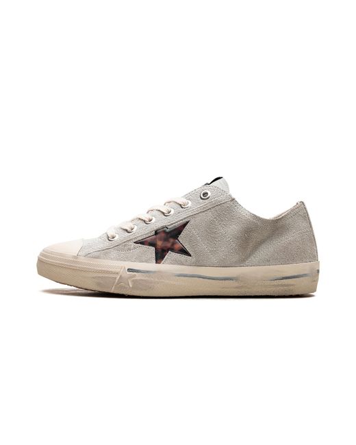 Golden Goose Deluxe Brand Black V-Star 2 Suede Upper Rubber Toe Leopard 3D Star Matt Leather List "Ice Leo" Gmf00619.F005064.60463" for men