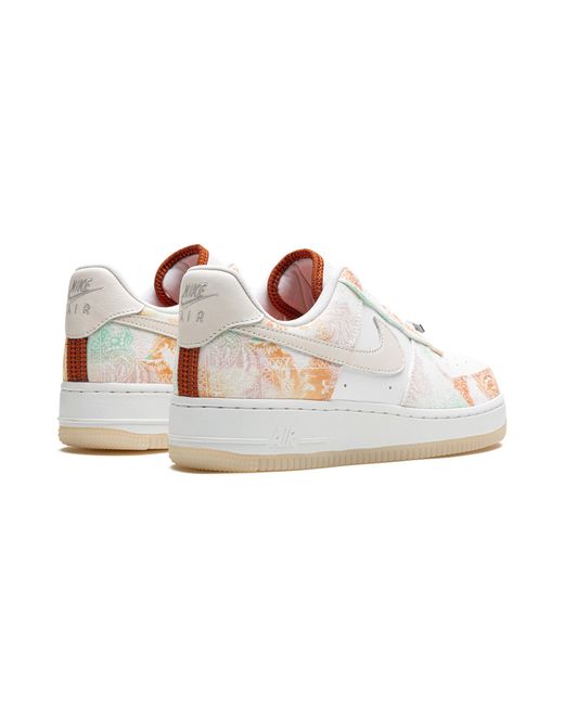 Nike Black Air Force 1 Lo "Pastel Paisley" Fj7739 101"