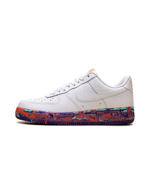 Nike Black Air Force 1 Low Multi-Color Marble" Aj9507 100" for men