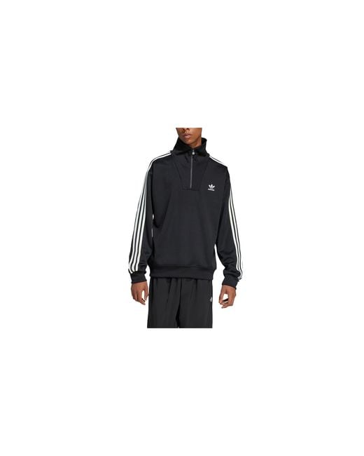Adidas Black Adicolor Funnel Neck Track Top Iz4803" for men